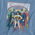 thumbnail image 2 of JLA Neighborhood Watch Women's T Shirt, Carolina Blue, Large, 2 of 6