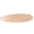 thumbnail image 3 of 2pcs 22Inch Blank Skateboard Deck Natural 55.5X15cm Maple Banana Sliding Cruising Skating Single Rocker Board DIY Decks, 3 of 5