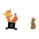thumbnail image 5 of Adorno moderno de resina con forma de carpa y gato, ideal para escritorio, dormitorio, oficina o decoración del hogar. Figura coleccionable china para, 5 of 8