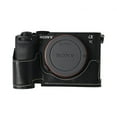 thumbnail image 1 of GadgetCom Camera Half Case Compatible with Sony Alpha 7C II Mark 2 A7C2 A7CII , Anti-Slip PU Leather Shell Protective Cover, 1 of 5
