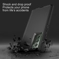 thumbnail image 5 of Designed for Samsung Galaxy Note 20 Heavy Duty Case, Triple Layer Protection Shockproof Dropproof Dustproof Anti-Scratch Phone Case Cover for Samsung Galaxy Note 20,Black, 5 of 7