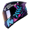 thumbnail image 2 of Casco Moto Certificado Fingerz Morado Azul Talla L Shaft, 2 of 5