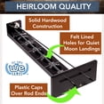 thumbnail image 2 of WE Games Shoot The Moon - Solid Wood, Black Stained - 18 in., 2 of 8