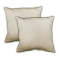 thumbnail image 5 of Set Of Three 18" X 18" Brown And Tan Zippered Paisley Throw Indoor Outdoor Pillow, 5 of 5