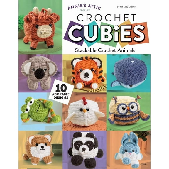 Crochet Cubies: Stackable Crochet Animals, (Paperback)