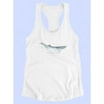 thumbnail image 3 of Cetacea Dwarf Minke Whale. Racerback Tank Women -June Erica Vess Designs, Female Large, 3 of 4
