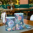 thumbnail image 3 of Yayeee Flameless Candles with Remote Flickering Battery Operated Multi Color Changing, Puprle Ethereal Floral Harmony, 3 of 7