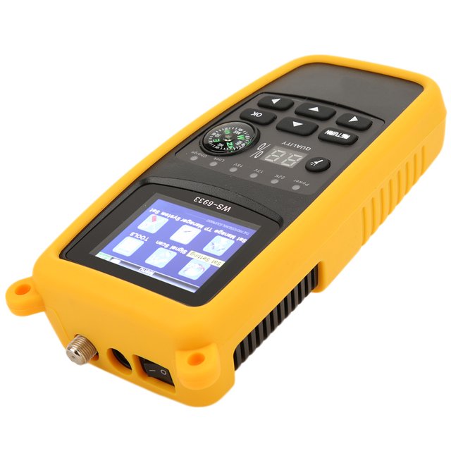 Satellite Finder WS-6933 Digital Satellite Signal Finder With USB Cable EU Plug 100-240VAC 50/60Hz