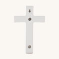 thumbnail image 3 of Karma and Luck Ceramic Wall Cross 8 Inch Hand Painted Cross Wall Decor Faith Love Symbol Home Accent Gift, 3 of 5