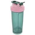 thumbnail image 4 of Botellas mezcladoras de proteínas, bebidas proteicas y vasos mezcladores pre-entrenamiento con batidor de alambre para mezclas de proteínas y pre-entrenamiento, color verde, 4 of 5