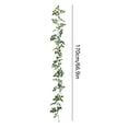 thumbnail image 3 of Artificial Green Leaf Garland Vine for Easter Spring Decor, Fireplace Mantel Windowsill Wedding, Flexible Plastic Hanging Plant Rattan, 3 of 7