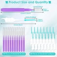 thumbnail image 3 of General 300PCS Interdental Brushes for Braces, Soft and Bendable Dental Brush for Orthodontic Braces, Braces Cleaner Brush Tooth Pick Teeth Flossers Brushes for Teeth (Purple), 3 of 14