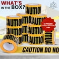 thumbnail image 7 of pyle 12 Pieces Yellow Caution Do Not Enter Tape Set - 656 Foot Long Tape Roll Suitable for a Wide Range of Applications, Including Roadworks, Events, and Hazardous Areas, 7 of 7
