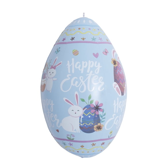 Easter PVC Inflatable Eggs Outdoor Patio Decoration Garden Yard Decor Holiday Party Decorations Spring Festival Inflatable Ornaments