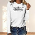thumbnail image 2 of Raeneomay Long Sleeve Shirts Oversize Women Tops Casual Fashion CrewNeck Pullover Round-Neck Printing T-Shirt, 2 of 4