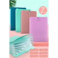 thumbnail image 4 of LAICAIW Vertical Expanding Accordion Folder with 5 Pockets Paperwork Organizer Document Wallet Briefcase Business File Organizer Bag A4 Letter Size Elastic Button Closure Green, 4 of 7