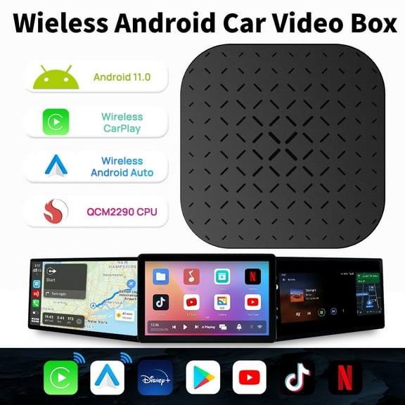 Binize CarPlay TV Box 2 16GB Android 11 Wireless Auto CarPlay Adapter For Wired CarPlay