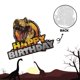 thumbnail image 2 of Cake Topper HMCON, cabeza de dinosaurio, feliz cumpleaños, de tiranosaurio, 2 of 5