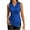 Blue, variant on BangWanChi Women's Plus Size Tanks Tops Party Women's Fashion Sequin Sleeveless V-neck Pleats With Asymmetrical Draw-in Waistcoat