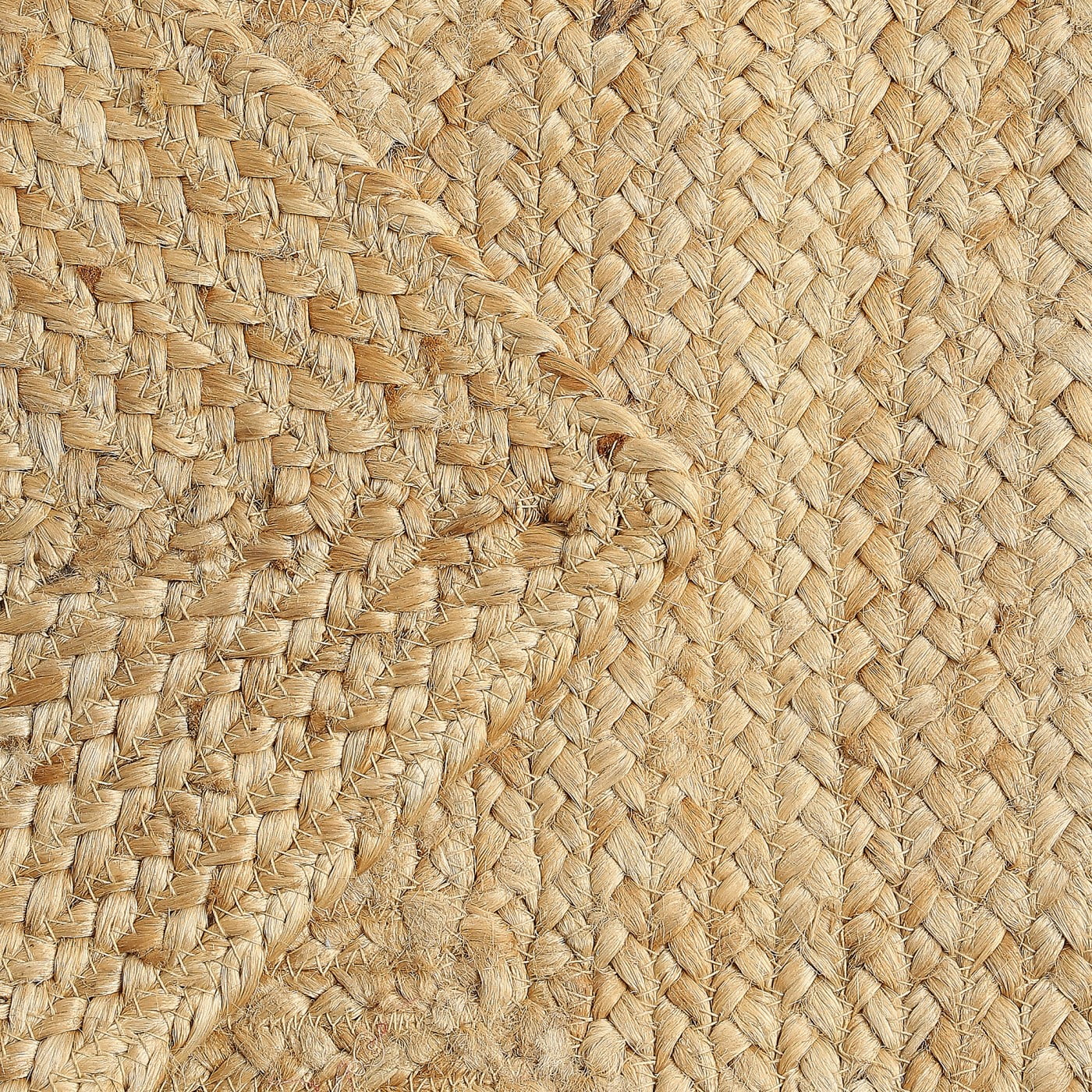 · REDEARTH · Rectangular Area Rug - 2'x3' Braided Natural Jute with Non-Skid Backing - Handwoven Boho Rug for Bedroom, Kitchen, Living Room - Aesthetic Home Decor - Durable Handmade Rug, Set of 2