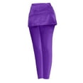 thumbnail image 5 of ZhiZhuang Skorts for Woman with Leggings Women's Cotton Comfort High Waisted Leggings with Mini Skirt, 5 of 5