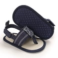 thumbnail image 3 of LoyisViDion Toddler Shoes Clearance Newborn Infant Baby Boys Girls Solid Shoes Rubber Sandals Non-Slip First Walking Shoes Blue 12-18 Months, 3 of 7