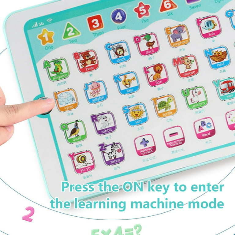 Jacenvly Toys for Girls 8-10 Clearance Kids Tablet Boys Learning Tablet Pc  Numbers Math Early Development Interactive Electronic Toy Christmas Gifts