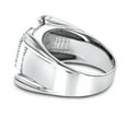 thumbnail image 2 of Mens 10K Round Natural 0.8 Ctw Diamond Dainty Ring (White Gold Size 6), 2 of 3