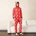 thumbnail image 4 of Uccdo Family Matching Christmas Pajamas Set Santa Claus Print Jumpsuits Pjs Sleepwear For Mom/Dad/Kids/Babies, 4 of 7