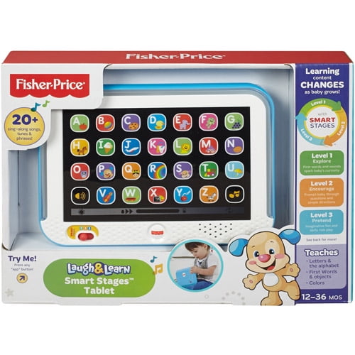 Fisher-Price CDG57  Lernen & Spaß Tablet Kindertablet Lernspielzeug Kinder PC 