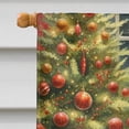 thumbnail image 3 of Gordon Setter and Santa Claus House Flag, 3 of 7