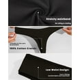 thumbnail image 2 of Finetoo 5 pack Cotton Underwear for Women Thongs for Women Panties S, 2 of 6