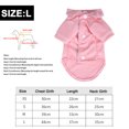 thumbnail image 4 of Pijamas de seda para perros pequeños y gatos, camisetas suaves para mascotas, ropa de descanso para cachorros, ropa de dormir para gatos (rosa) L, 4 of 6