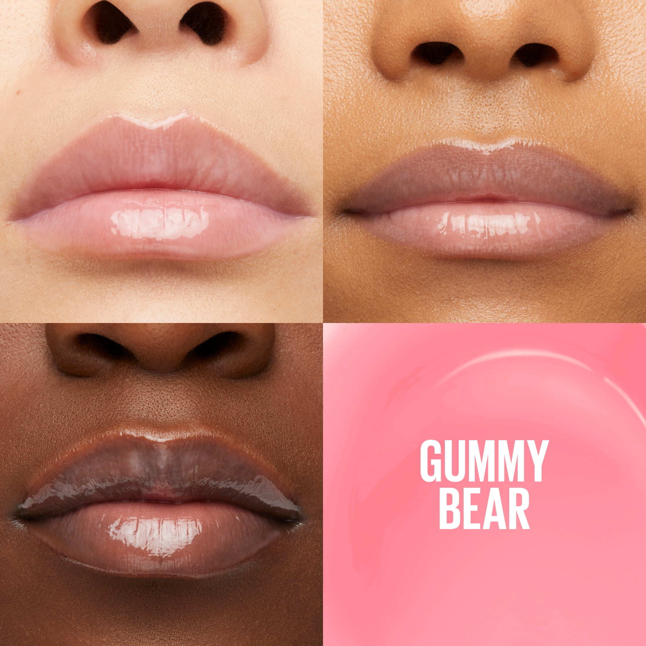 (2 pack) Maybelline Lifter Gloss Lip Gloss Makeup With Hyaluronic Acid, Gummy Bear, 0.18 fl oz