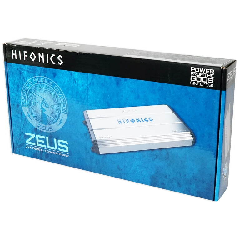 Hifonics Zeus ZXX-2000.4 2000 Watt RMS 4-Channel Car Hifonics Zeus ZXX-2000.4 2000 Watt RMS 4-Channel Car