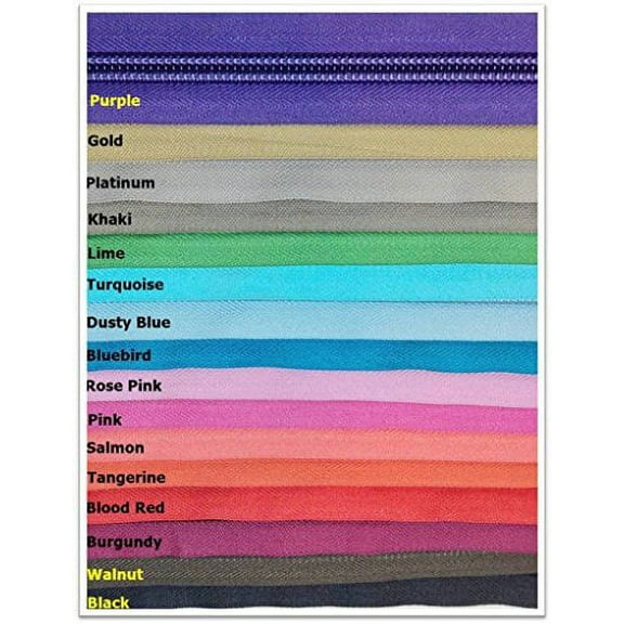 YKK #10 Zipper Coil Chain. Chain only Without Slides. Sold by The Yard or in Lots of 5 Yards, 10 Yards and 25 Yards. (White, 25 Yards)