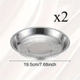 thumbnail image 1 of AMERTEER Heavy-Duty Stackable Dining Plates - Space-Saving Nesting Design  Rounded Edges for Safety  Elegant Modern Table Setting - Ideal for Home  Restaurants  Catering  BBQ  Breakfast -, 1 of 6