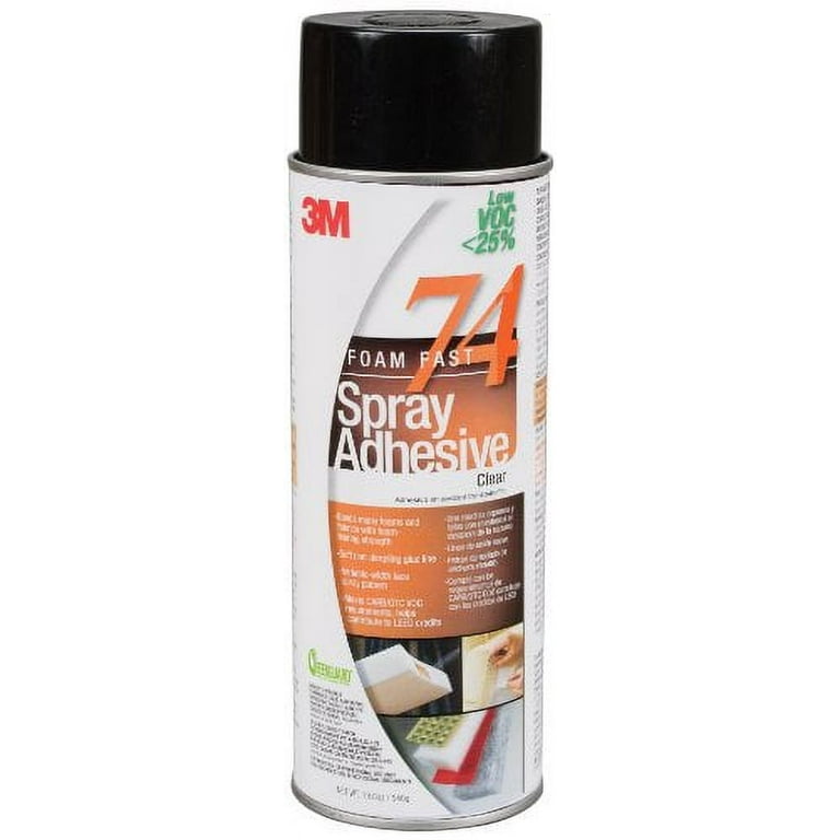 3m Spray Adhesive,24 fl oz,Aerosol Can 74CA 