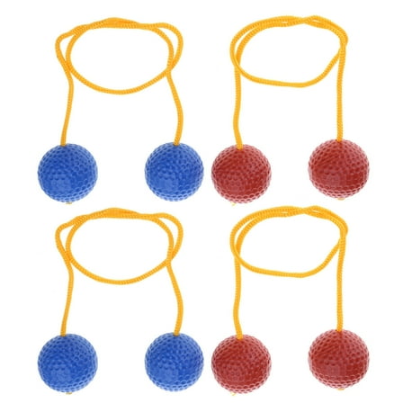 4Pcs Golf Tossing Ball Redness and Blue Replacement Ladders Ball for Ladders Toss Game