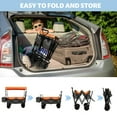 thumbnail image 3 of Collapsible Foldable Extended Wagon with Canopy, SHINPT Folding Wagon Cart with 480lbs Weight Capacity, Heavy Duty Wagon with Big All-Terrain Beach Wheels, Outdoor Utility Cart for Camping, Sports, 3 of 8