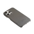 thumbnail image 4 of ShellTech Leather Cover for iPhone 12 Pro Max, Ultra Thin PC Hard Phone Case Premium Metal Raised Lens Protection Cover,Gray, 4 of 13