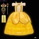 thumbnail image 1 of Vestido de princesa bella para niñas, ropa de fiesta de La Bella y La Bestia, disfraz de corona con palo mágico, 2023, 1 of 4