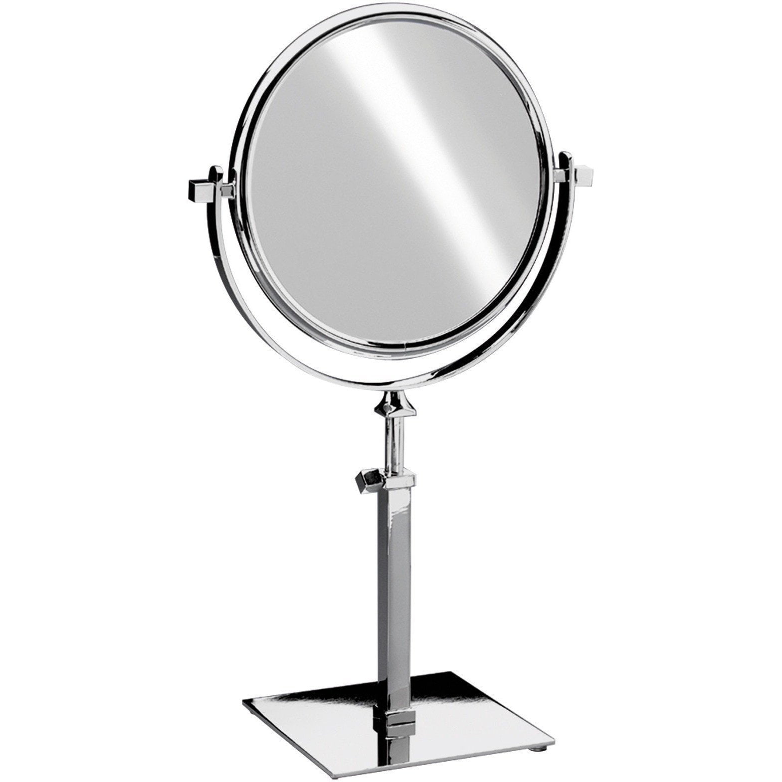 AGM Home Store Elegant Square Table Top Double Sided Cosmetic Makeup