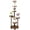 Brown, variant on 5-Tier Plant Stand Indoor, 5 Potted Metal Tall Plant Shelf Pot Holder with Wheels, Movable Corner Flower Stand for Multiple Plants Patio Garden Living Room Balcony Bedroom