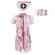 thumbnail image 2 of Disfraz de enfermera sangrienta, uniforme de zombie, traje de dama, disfraz de Halloween METRO, 2 of 9