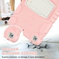 thumbnail image 4 of Dteck Case for Apple iPad 8th Generation 10.2" (2020),Shockproof Rubber Armor 3-Layer Protection iPad 7th Gen 10.2-inch 2019 Case Hybrid Hard Kicstand Cover without Screen Protector,Pink, 4 of 6