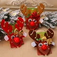 thumbnail image 2 of Wosthever Cinta para el pelo de Navidad con astas, decoración de esponja, diadema ajustable, accesorios universales de estilismo, aro de boda, Kits de decoración para fiestas Caqui, 2 of 6