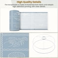 thumbnail image 4 of Linen Drum Lampshades Elegant Coastal Nautical Vintage Marine Elements Design 13"x13"x10" Light Shade for Table Lamps Floor Lamp Shades Lampshade Replacement Assembly Required, 4 of 8