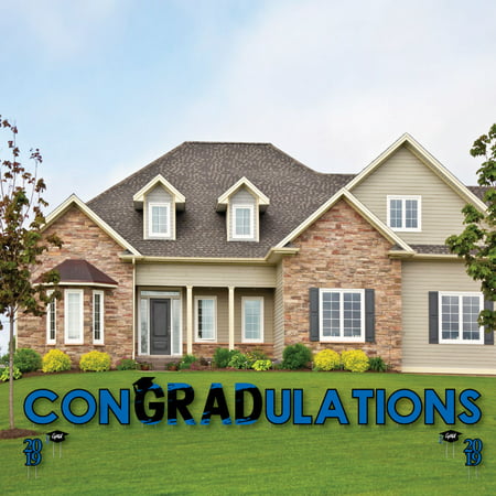 Blue Grad - Best is Yet to Come - Yard Sign Outdoor Lawn Decorations - 2019 Graduation Yard Signs -