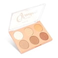 thumbnail image 3 of Paleta de Iluminadores de Saniye de 6 Colores. Iluminador, Maquillaje Accesorio Cosmético de Belleza Saniye Get that Glowing, 3 of 4